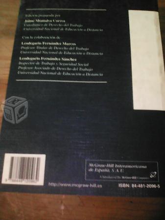 Libro: Derecho del trabajo. Legislación básica