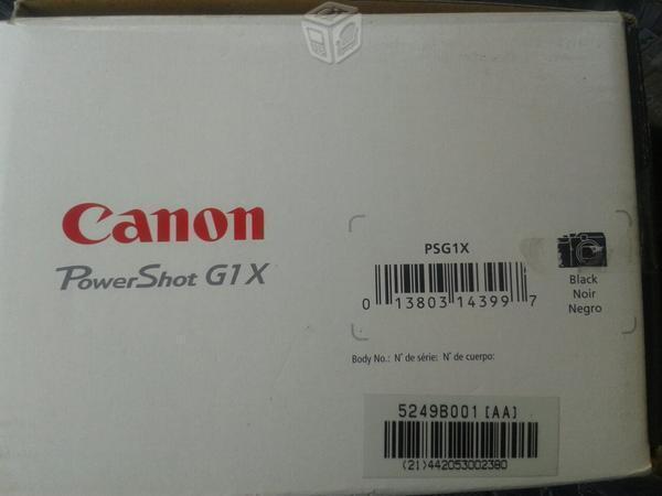 Camara digital canon g1x