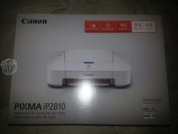 Impresora Canon PIXMA IP2810 NUEVA (Sin Cartuchos)