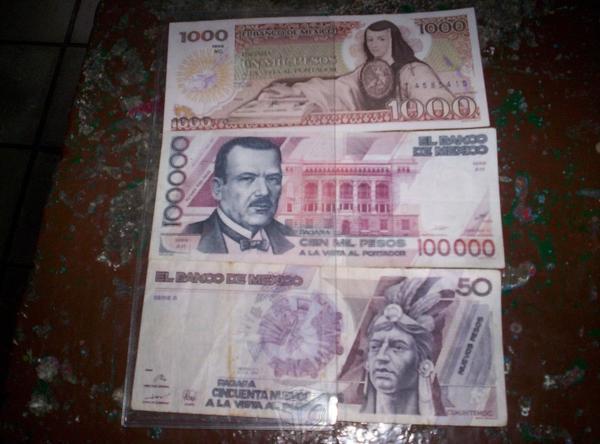 Billetes antiguos