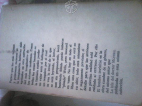 El Hombre Invisible. HG. Wells