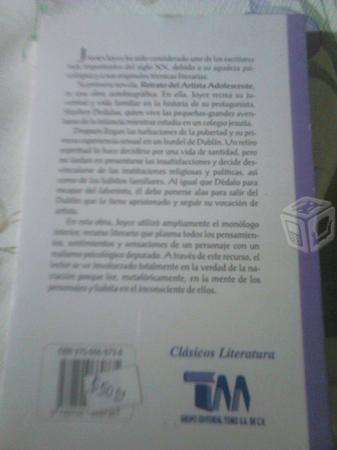 Retrato del Artista Adolescente. James Joyce