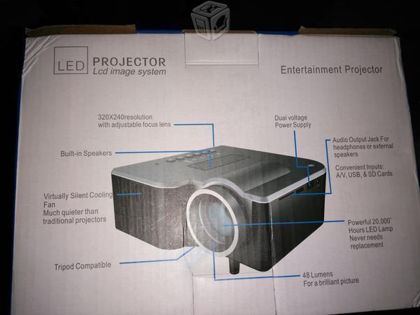 V/c proyector portátil Led