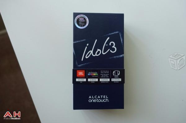 Alcatel Idol 3 de 5.5 caja, factura, Unefon 4g LTE
