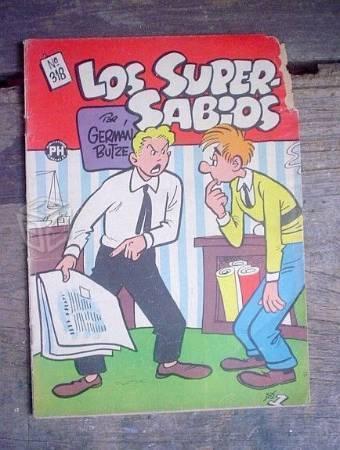 Los Super-Sabios historieta por Germán Butze