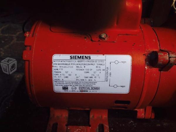 BOMBA DE AGUA NUEVA de 0.5 H. P. ,MARCA SIEMENS