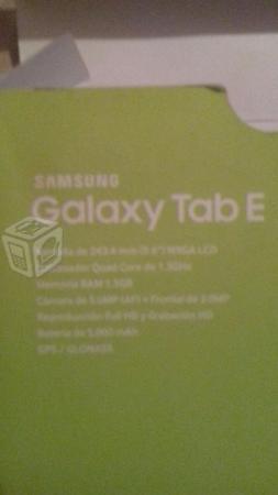 Tablet samsung galaxi tab E