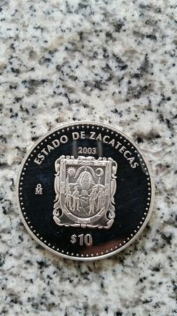 Moneda 10 pesos plata 1oz