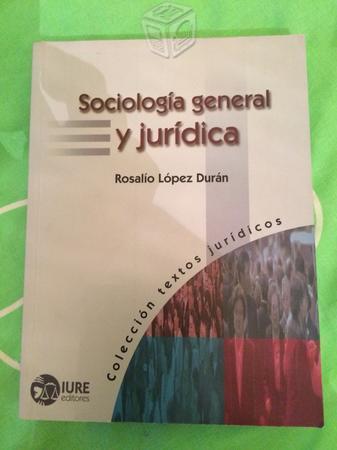 Libro Sociología general y jurídica