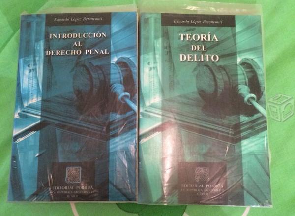 Libros derecho penal