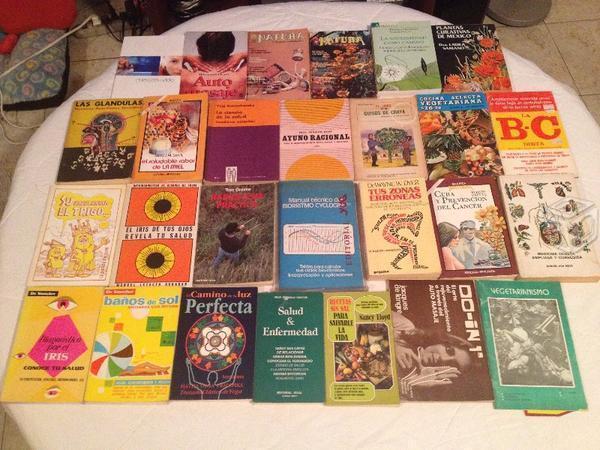 Libros de comida y medicina naturistas