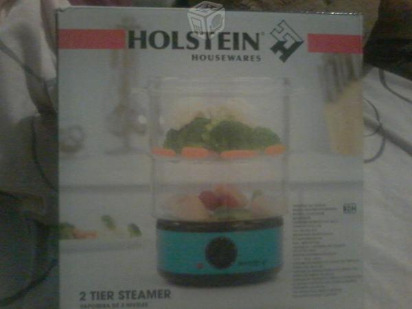 Vaporera de dos niveles holstein