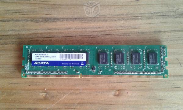 Memoria ram ADATA DDR3 2GB para PC