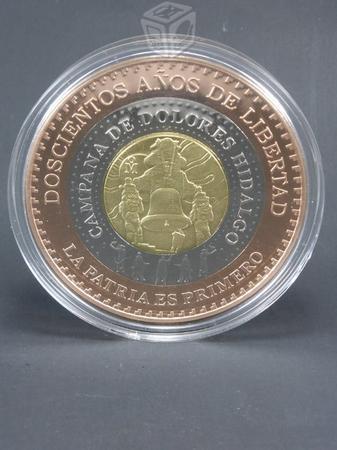 Medalla trimetálica bicentenario _ casa de moneda