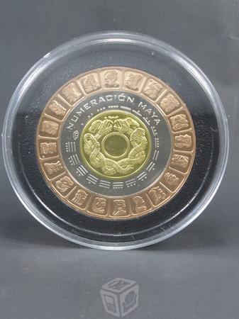 Medalla trimetálica cultura maya _ casa de moneda