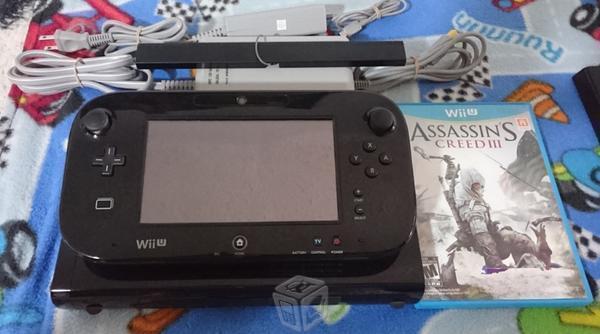 Nintendo Wii U, Negro 32gb En Exelentes Condicione