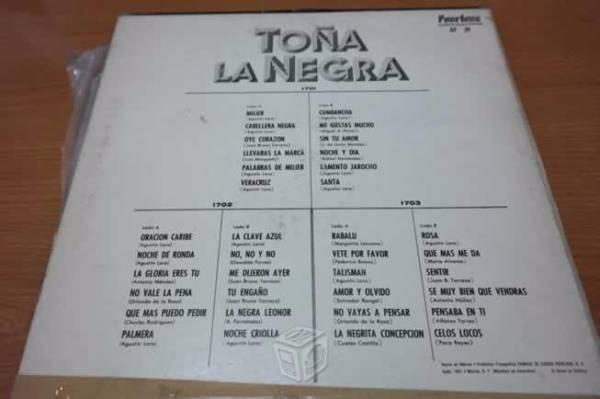 LP Album Toña La Negra