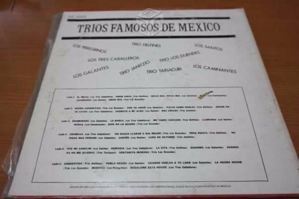 LP Album Trios Famosos de Mexico