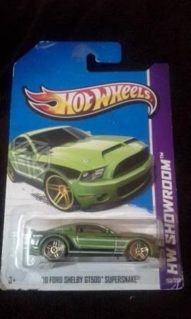 '10 ford shelby gt500 supersnake - hot wheels 2013