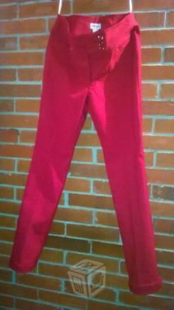 Pantalon de mezclilla strech rojo