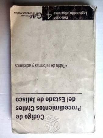 Codigo de procedimientos civiles del estado de Jal