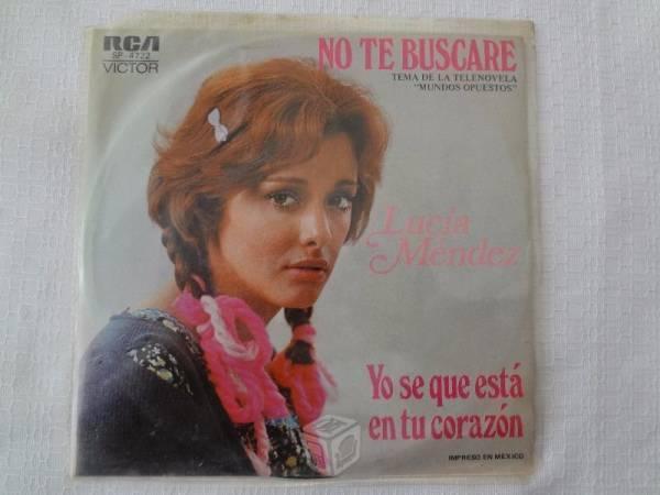 Lucia Mendez Vinil 7 Sencillo Rca Nacional