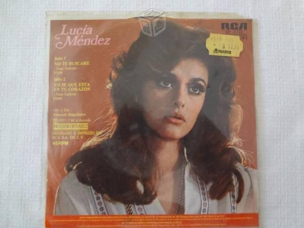 Lucia Mendez Vinil 7 Sencillo Rca Nacional