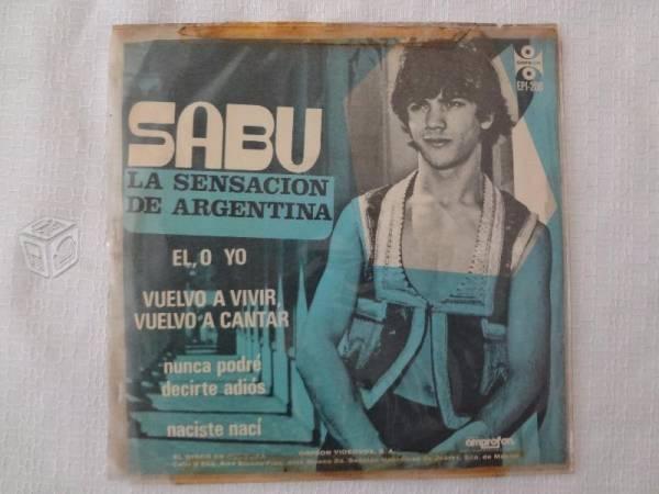 Sabu Vinil 7 Pulgadas Sencillo Orfeon Nacional