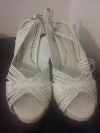 Vendo tacones blancos, #5, como nuevos