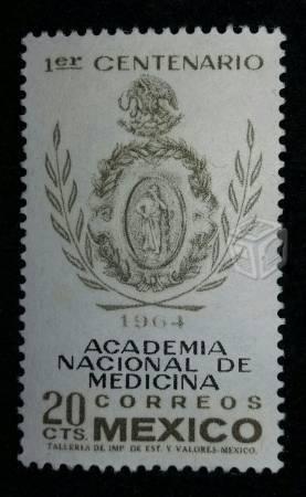 Timbre Centenario de la Academia de Medicina