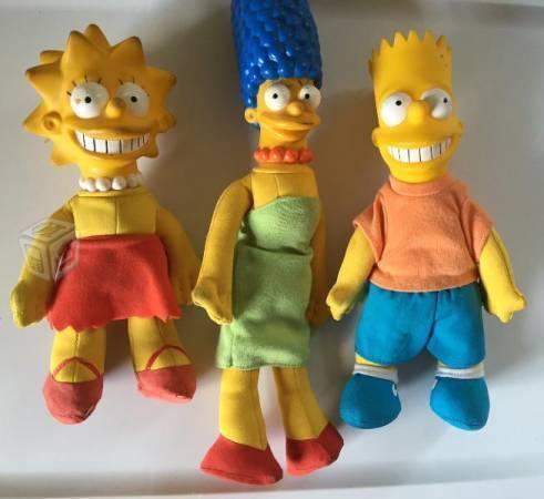 Lote 3 Peluches de los simpsons año 1990 coleccion