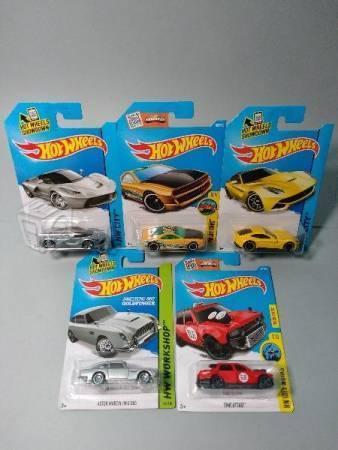 Hot Wheels Hotwheels Set de 5 Autos Diversos 1