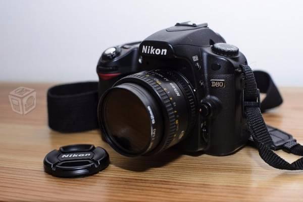 Cámara Nikon D80 y Nikkor 50mm f1.8D KIT