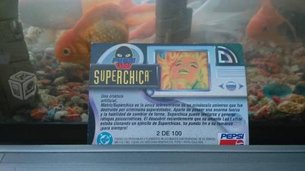 Pepsi dc 1995 dc superchica 2 de 100 ,mar360