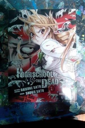 Manga de HIGH SCHOOL OF THE DEAD TOMO 1