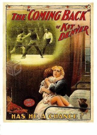 Afiche moderno con la imagen de película de 1912