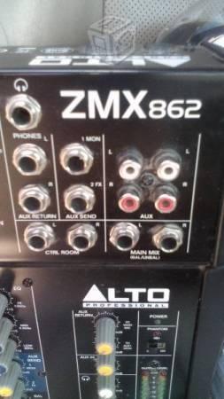 Alto 6 mixer zmx862 mezcladora consola