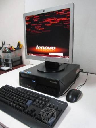 PC LENOVO M58 Core2Duo 3.16GHz 160Gb 1GB Dvd Y LCD