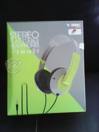 Audifonos stereo flat-cable headphones
