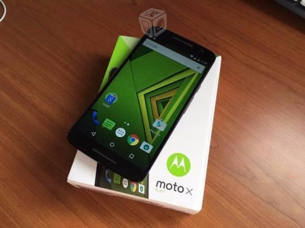 Moto x play negro nuevo