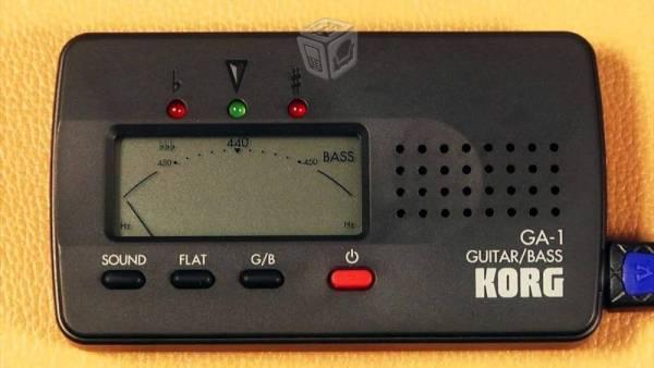 Afinador korg para guitarra y bajo ga-1