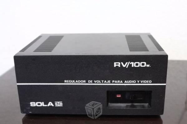 Regulador de voltaje para audio y video