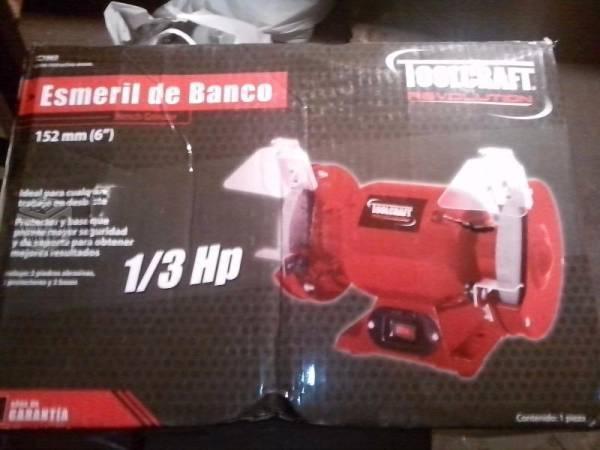 Esmeril de banco 6 pulgadas nuevo en caja