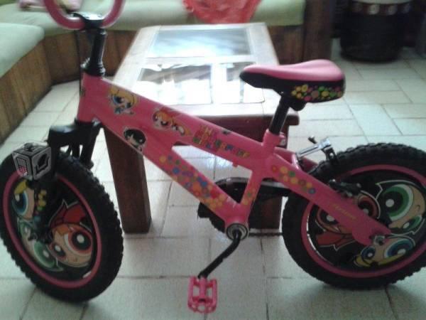 Bicicleta para niña superpoderosas