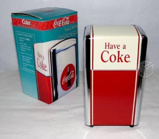 Dispensador Coca Cola de servilletas de colección