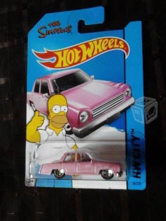 Hot Wheels Homero Simpsons Carro Rosa