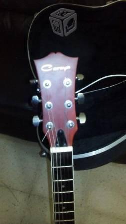 Guitarra caraya electroacustica con estuche rigido