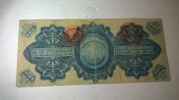 Billete 1 peso G provisional de MÉXICO 1914