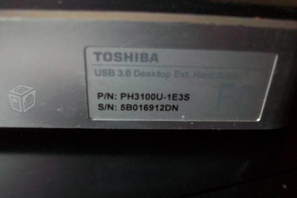 Disco duro Toshiba de 1TB por USB 3.0