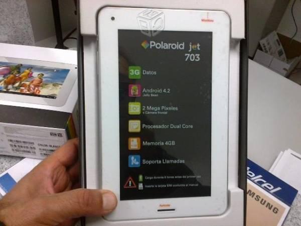 Tablet polaroid jet 703 con chip telcel nueva